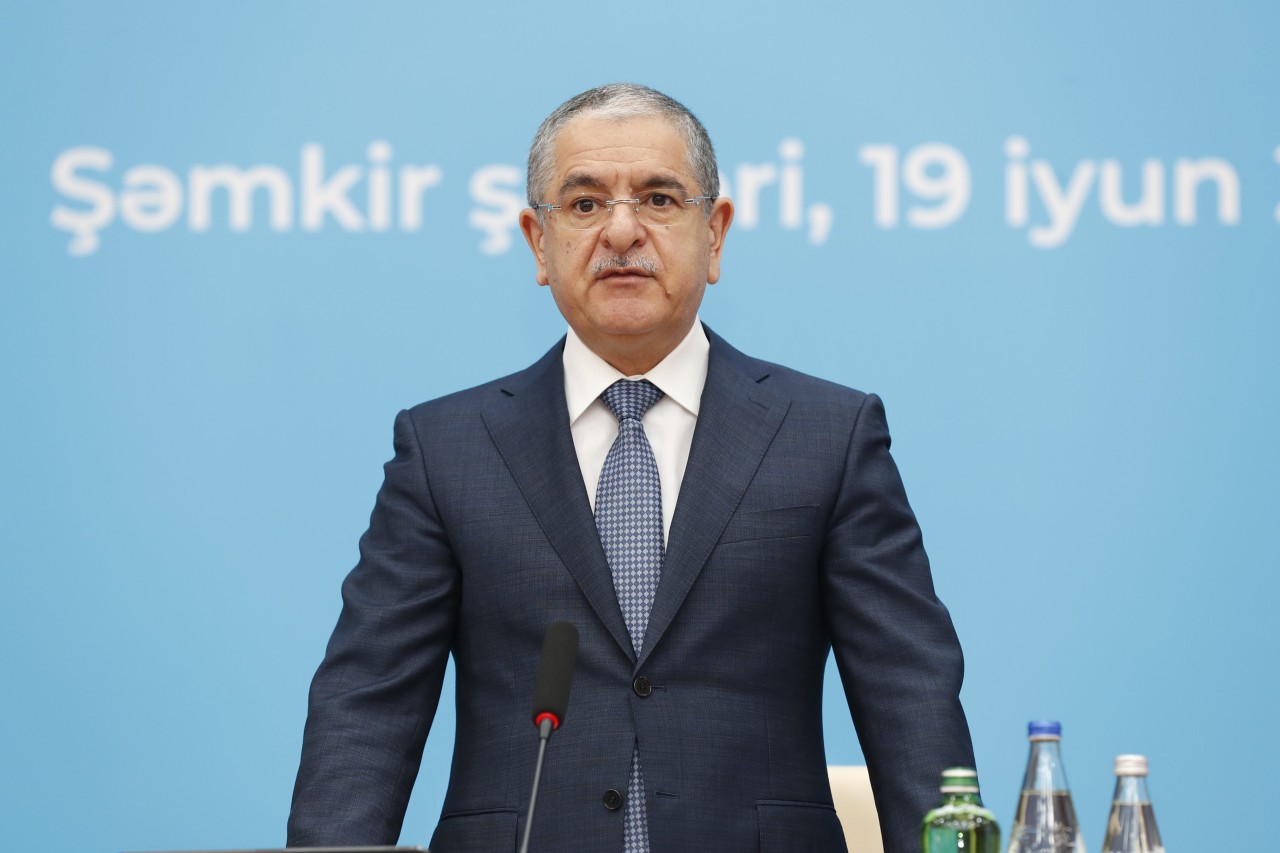 Natiq Əmirov Şəmkirdə regional müşavirə keçirdi - FOTOLAR