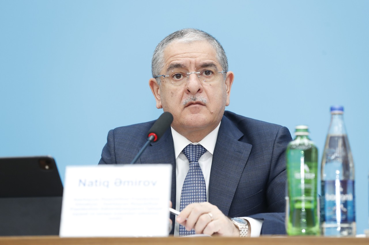 Natiq Əmirov Şəmkirdə regional müşavirə keçirdi - FOTOLAR