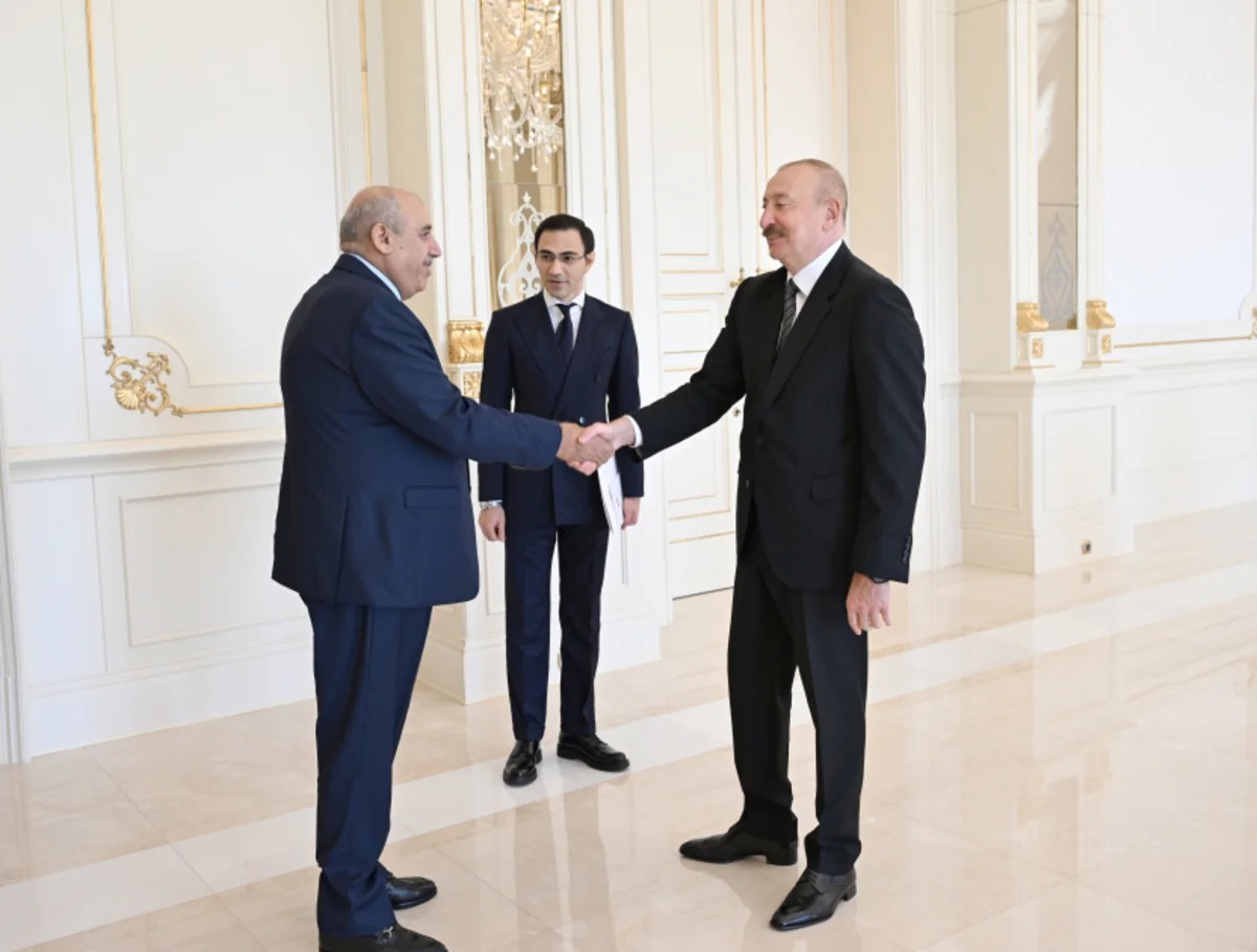 Prezident İordaniya rəsmilərini qəbul etdi - FOTOLAR