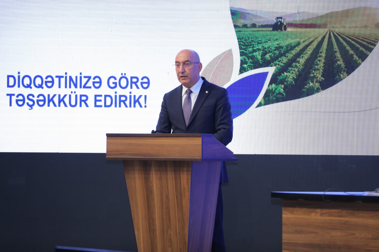 Nazir Məcnun Məmmədov Naxçıvanda regional müşavirədə çıxış edib - FOTOLAR