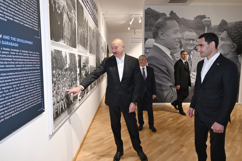 Şuşada “Heydər Əliyev və Qarabağ” sərgisi ilə tanışlıq - FOTOLAR