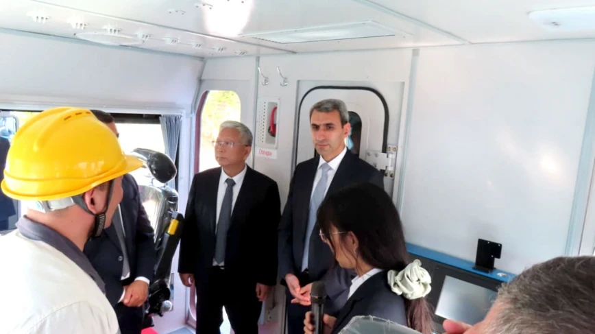 ADY Çindən yeni yük və sərnişin lokomotivləri alır - FOTOLAR