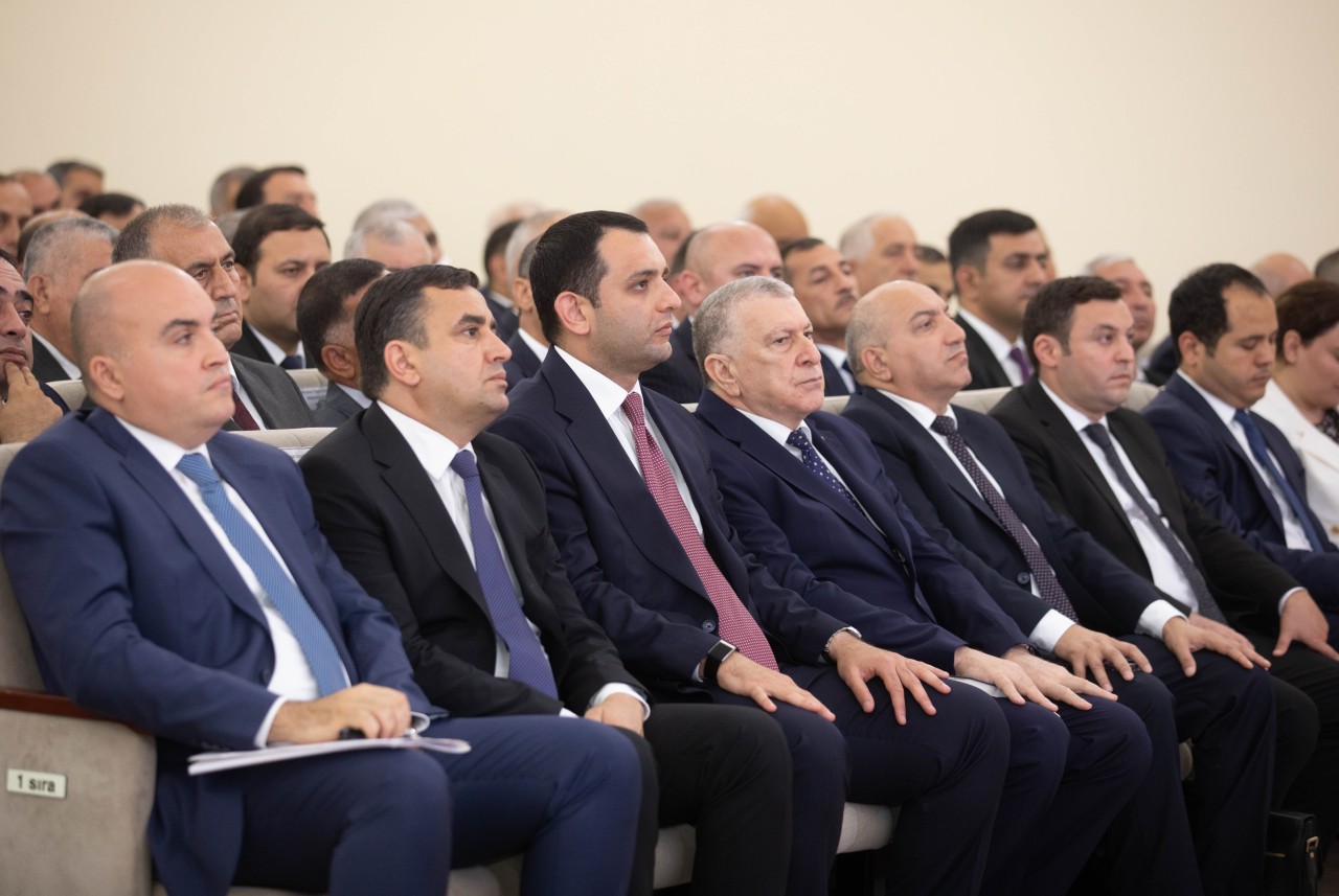 Natiq Əmirov Saatlıda müşavirə keçirdi - Bu məsələlər müzakirə edildi (FOTOLAR)