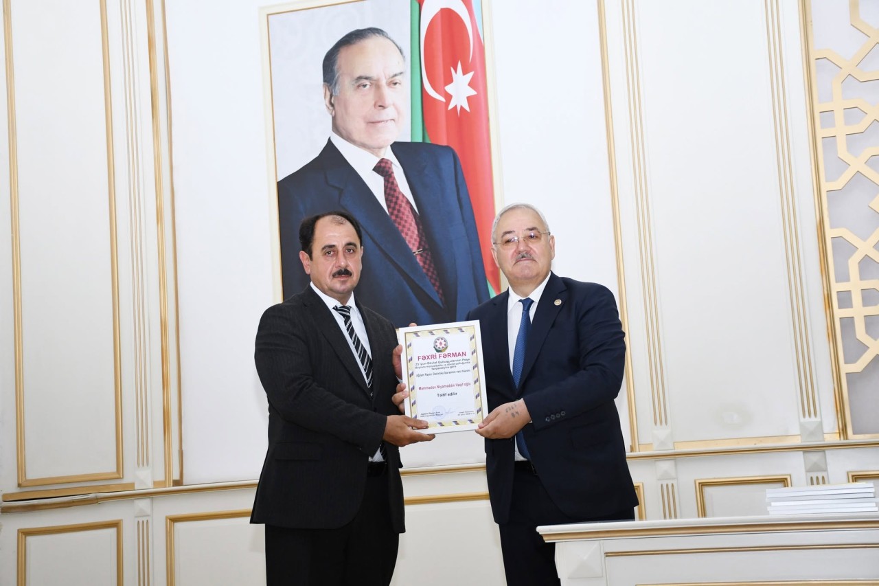 Ağdamda 23 İyun - Dövlət Qulluqçularının Peşə Bayramı Gününə həsr olunmuş tədbir keçirilib - FOTOLAR