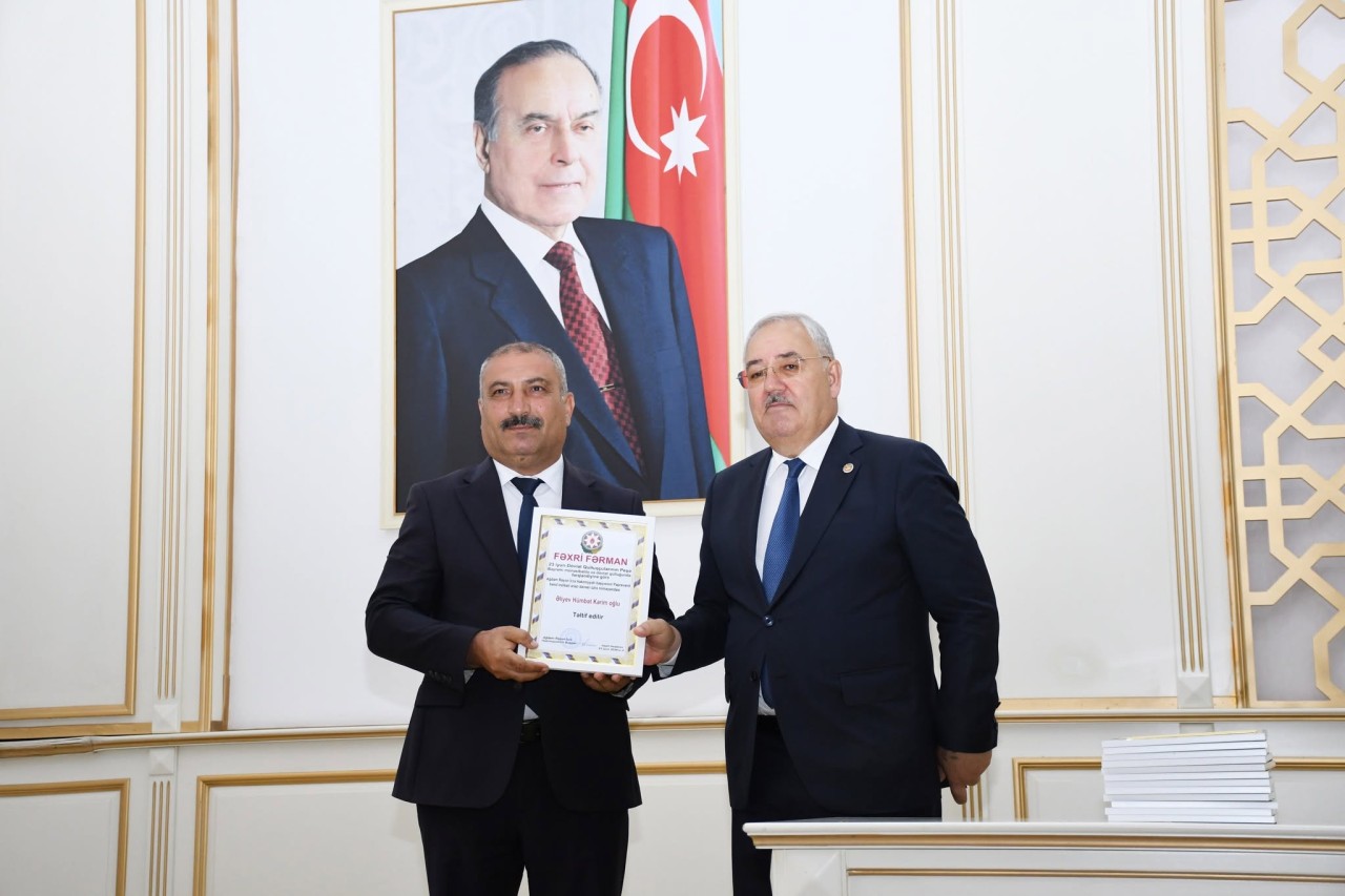 Ağdamda 23 İyun - Dövlət Qulluqçularının Peşə Bayramı Gününə həsr olunmuş tədbir keçirilib - FOTOLAR