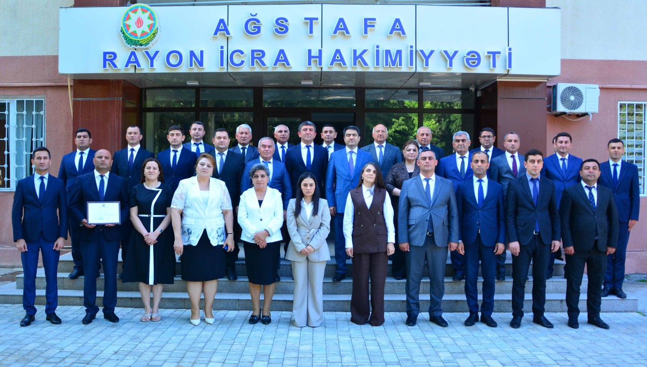 Dövlət Qulluqçularının Peşə Bayramı Günü Ağstafada qeyd olunub - FOTOLAR