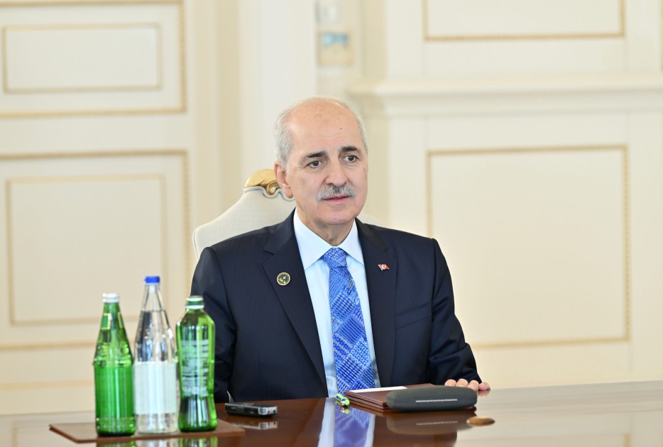 İlham Əliyev Numan Kurtulmuşu qəbul etdi - FOTOLAR