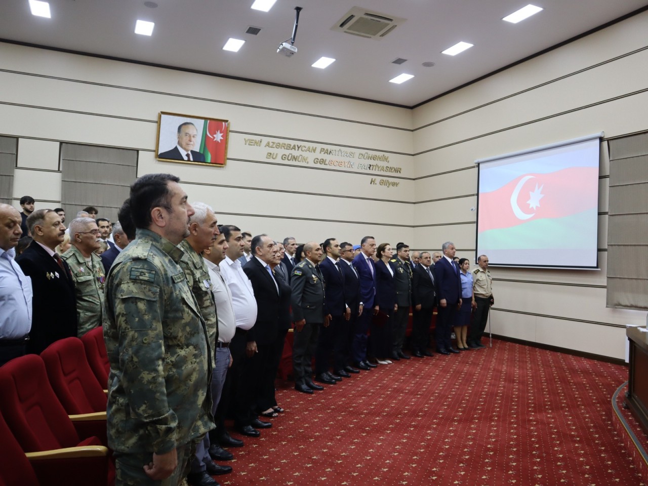 "Müzəffər Azərbaycanın Silahlı Qüvvələri” mövzusunda tədbir keçirildi - FOTOLAR
