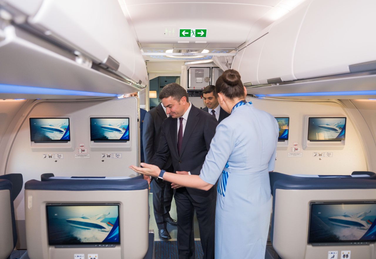 AZAL təyyarə parkına ilk yeni nəsil "Airbus A321neo"nu əlavə etdi - FOTOLAR