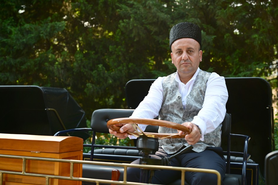 Leyla və Arzu Əliyevalar Dənizkənarı Milli Parkda - FOTOLAR
