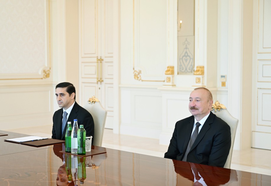 İlham Əliyev Türkiyənin ədliyyə nazirini qəbul etdi - FOTOLAR