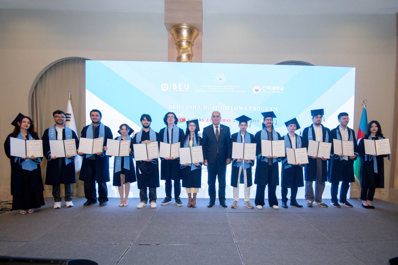 BMU-İNHA İDP-nin III məzun buraxılışı keçirilib - FOTOLAR