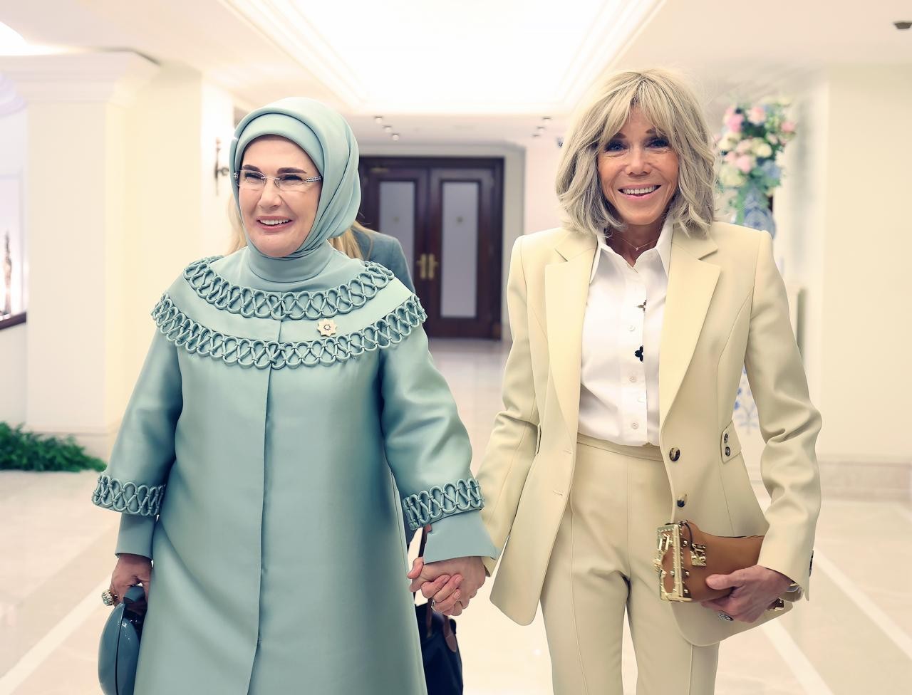Birinci xanımlar Çankaya Köşkündə - FOTOLAR