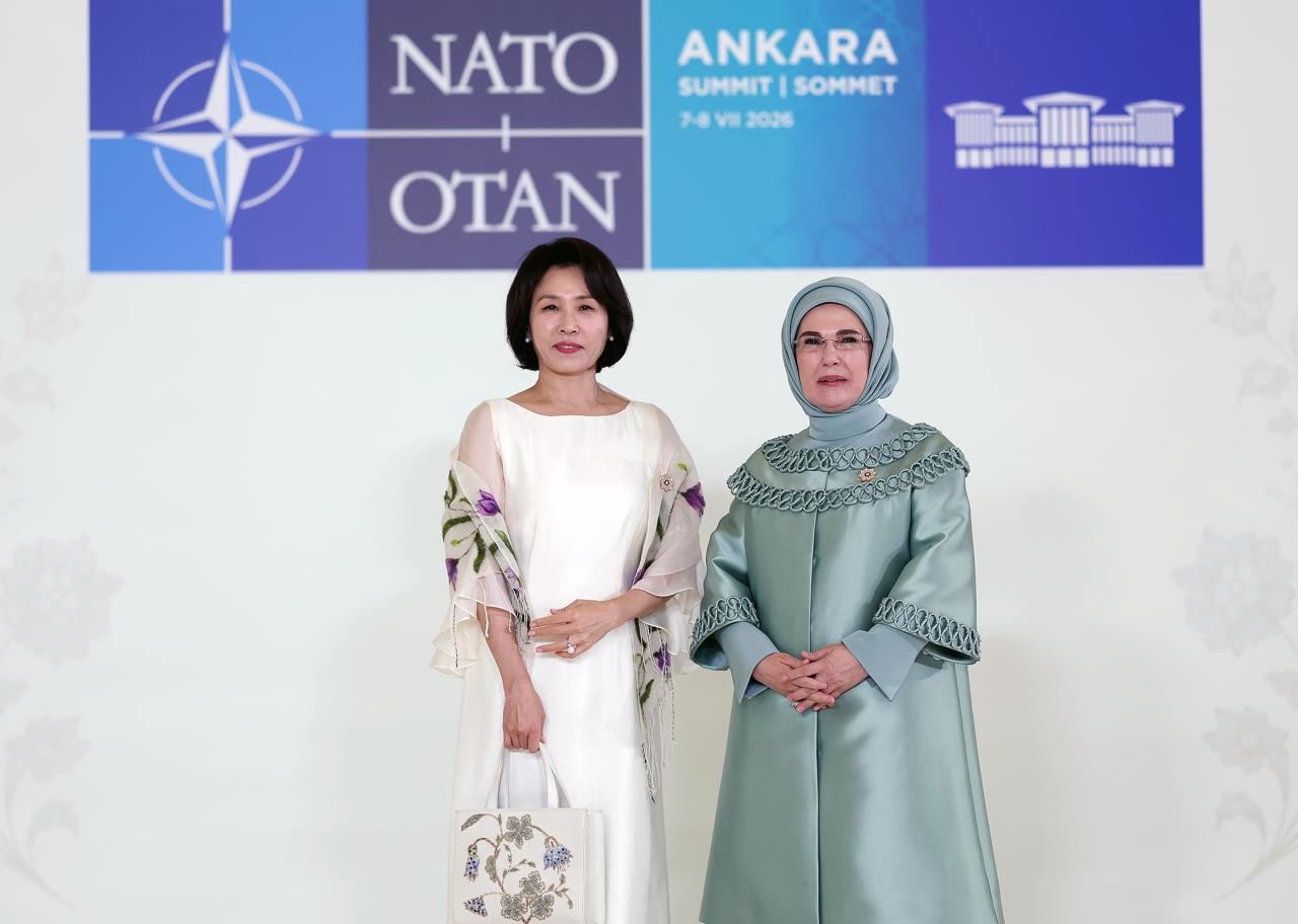 Birinci xanımlar Çankaya Köşkündə - FOTOLAR