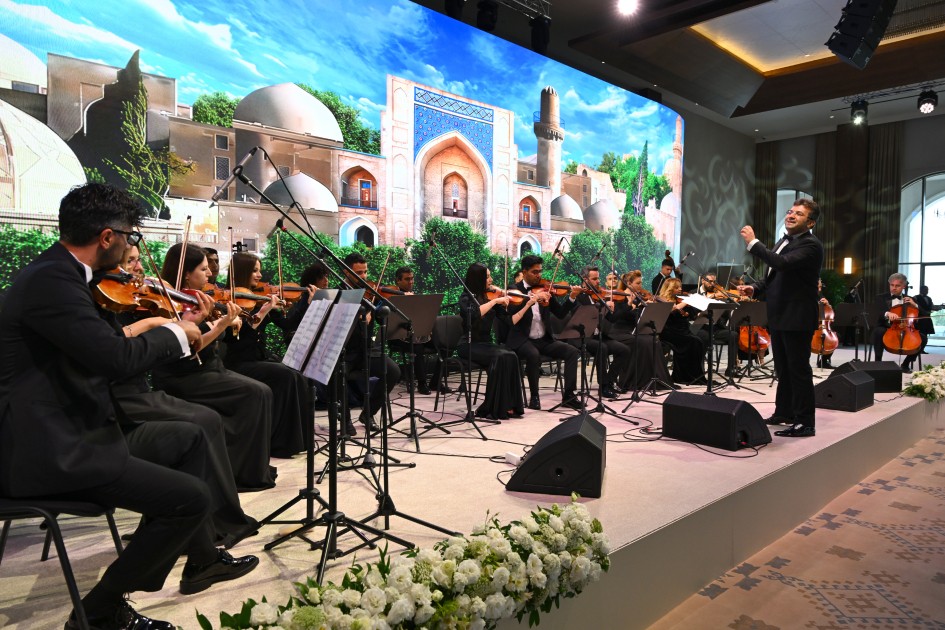 Slovakiya Prezidentinin şərəfinə rəsmi nahar verildi - FOTOLAR