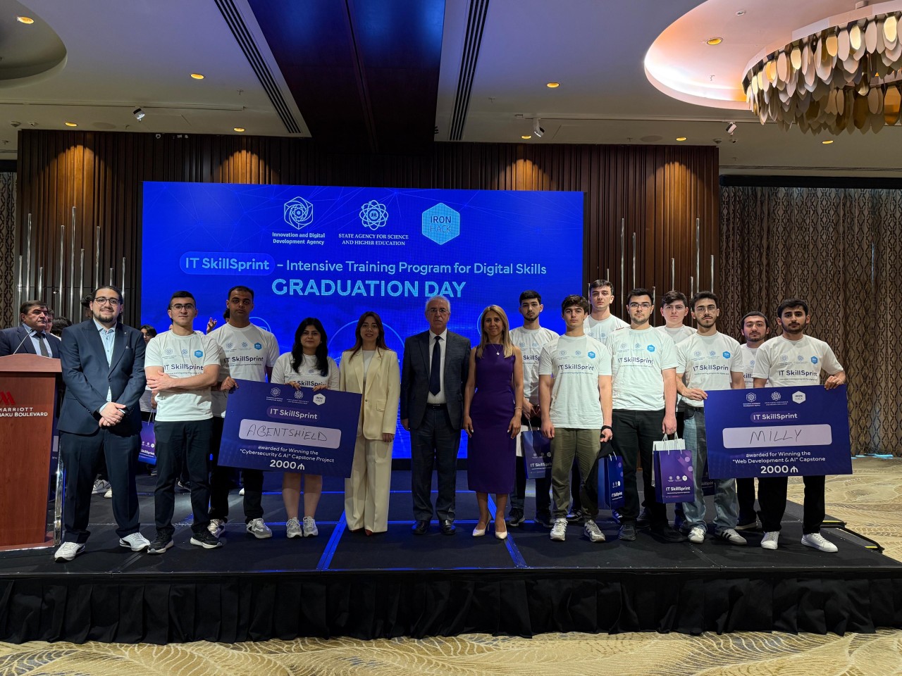 BMU-nun 12 tələbəsi “IT SkillSprint” proqramını uğurla başa vurub - FOTOLAR