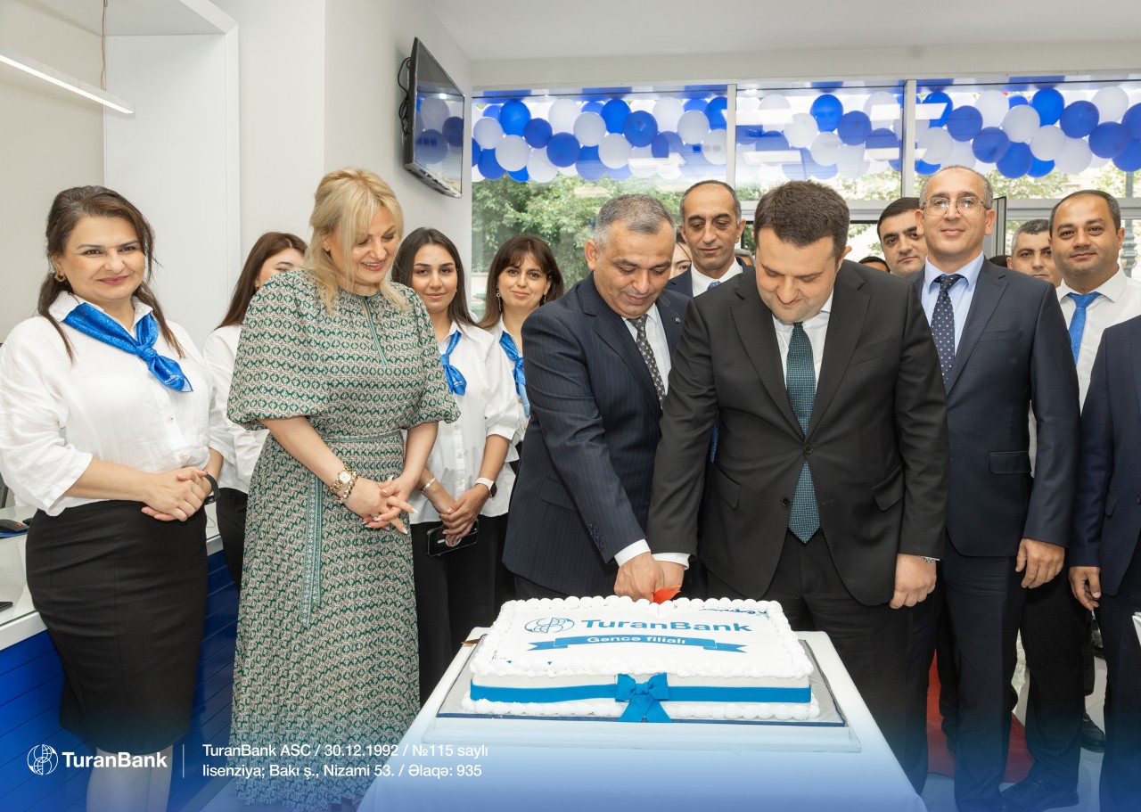 "TuranBank"ın Gəncə filialı artıq yeni ünvanda - FOTOLAR