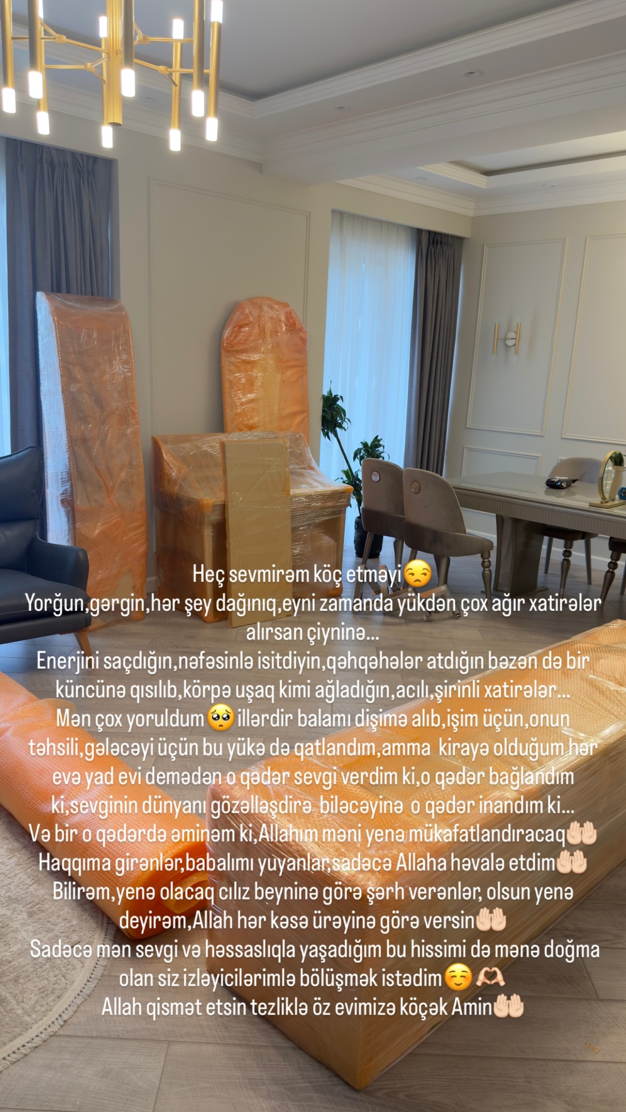 Vüsalə Ağ şəhərdəki evi ilə bağlı həqiqəti açıqladı - FOTO