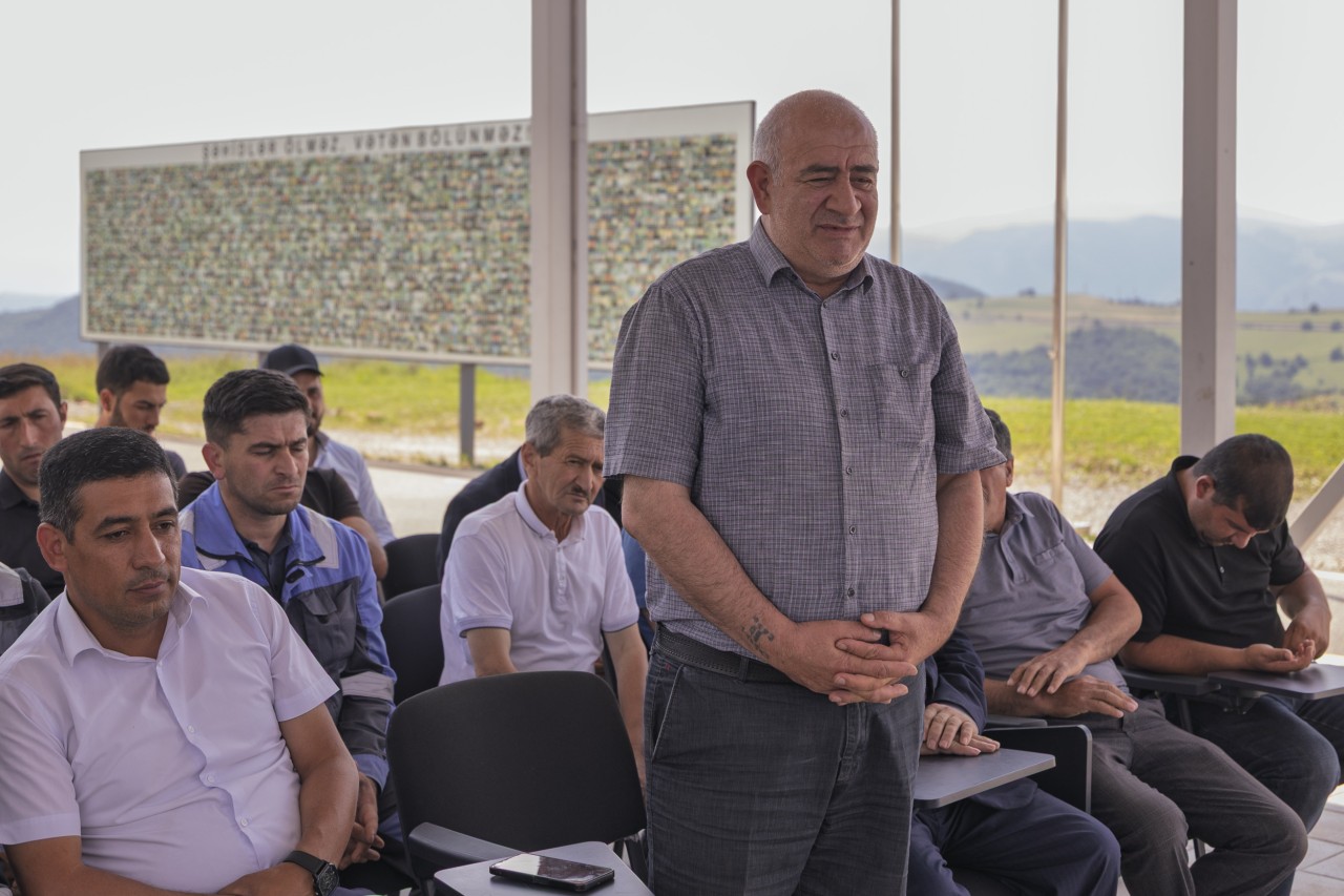 “AzerGold” QSC-nin KSM Komitəsi Daşkəsəndə görüş keçirib - FOTOLAR