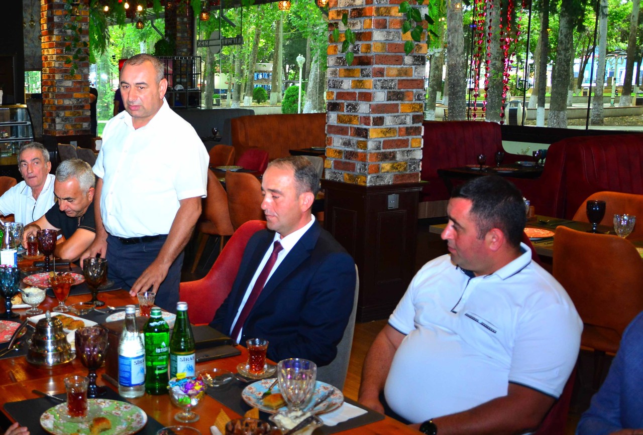 Ağstafada media nümayəndələri ilə görüş oldu - FOTOLAR