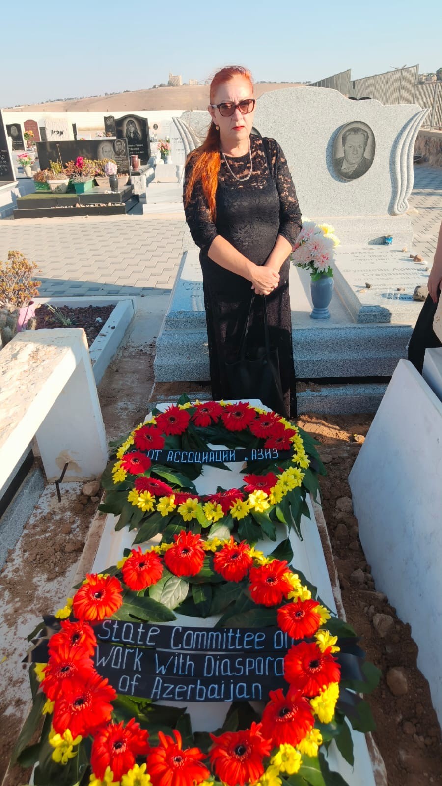 Xalq artistimiz İsrailin Arad şəhərində dəfn edilib - FOTOLAR