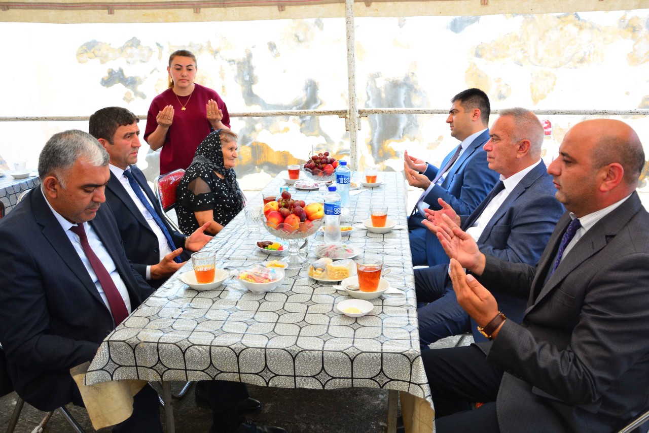 Şəhid Əfrasiyab Qasımovun 70 illiyi qeyd olunub - FOTOLAR