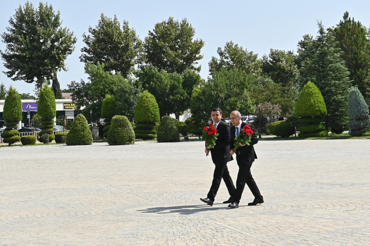 Elm və təhsil naziri Saatlıda vətəndaşları qəbul etdi - FOTOLAR