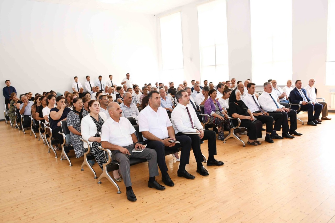 İcra başçısı Vaqif Həsənovun səyyar qəbul-görüşü keçirildi - FOTOLAR
