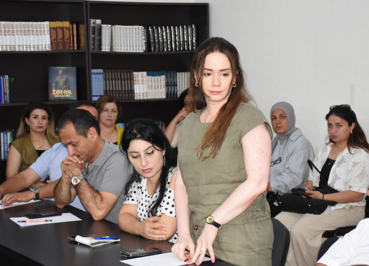 YAP Qaradağ rayon təşkilatında görüş keçirildi - FOTOLAR