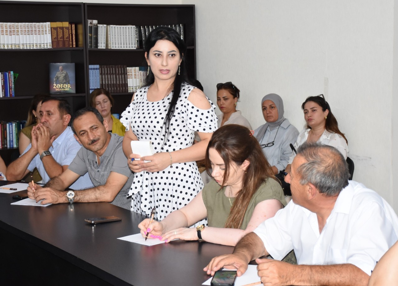 YAP Qaradağ rayon təşkilatında görüş keçirildi - FOTOLAR