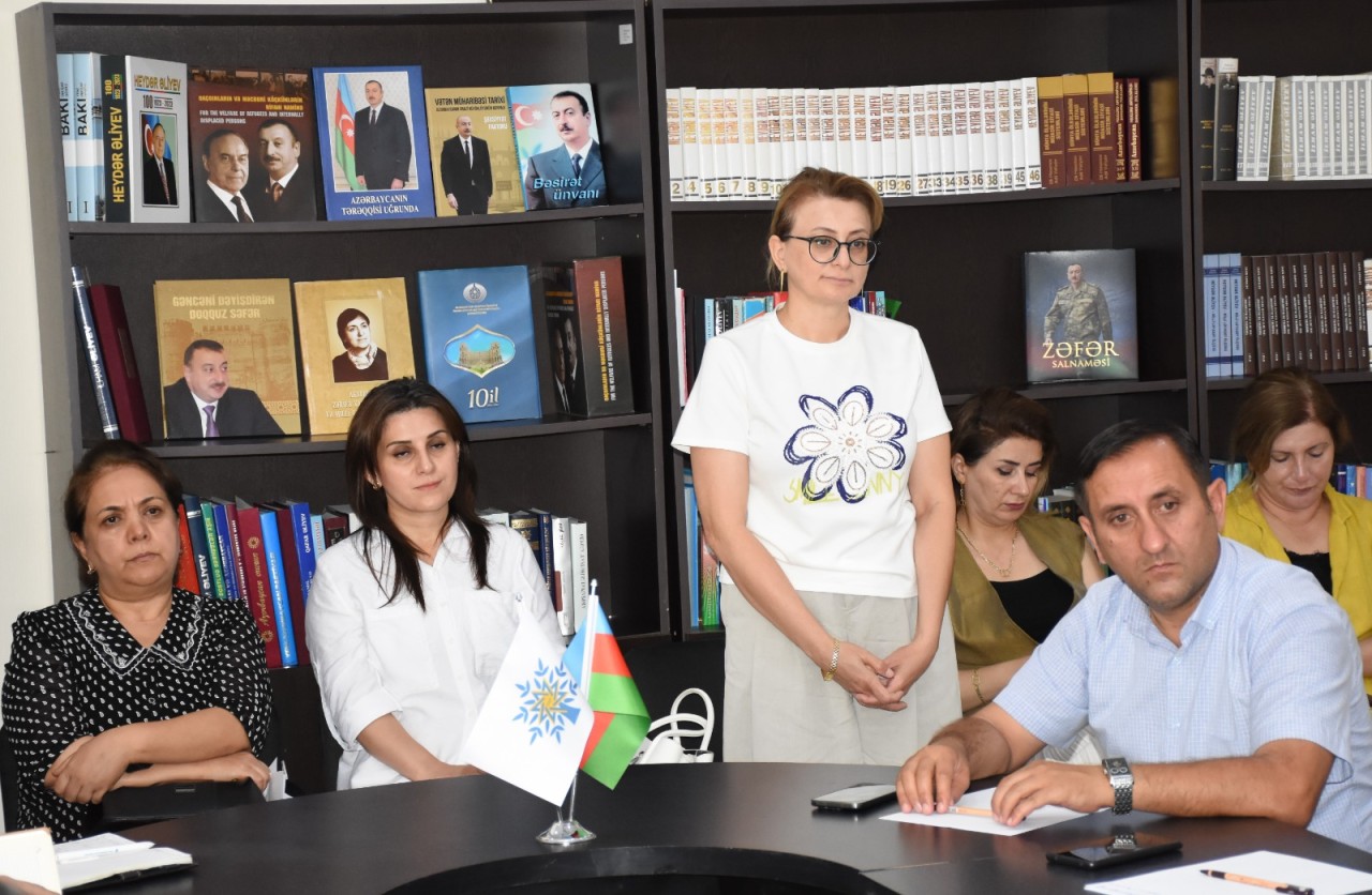 YAP Qaradağ rayon təşkilatında görüş keçirildi - FOTOLAR