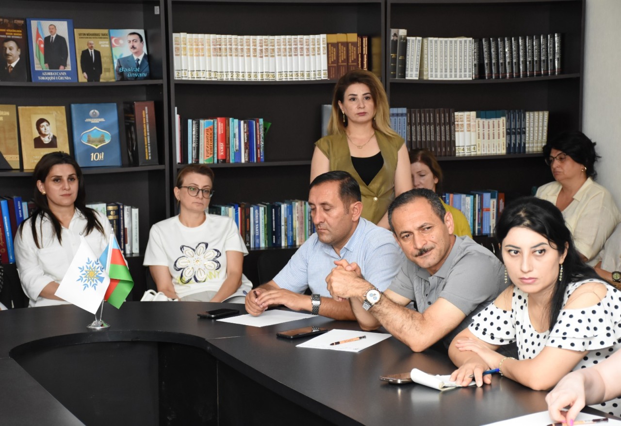 YAP Qaradağ rayon təşkilatında görüş keçirildi - FOTOLAR