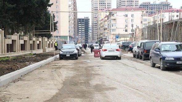  Bakının bu küçəsi təmirə bağlandı- VİDEO-FOTOLAR