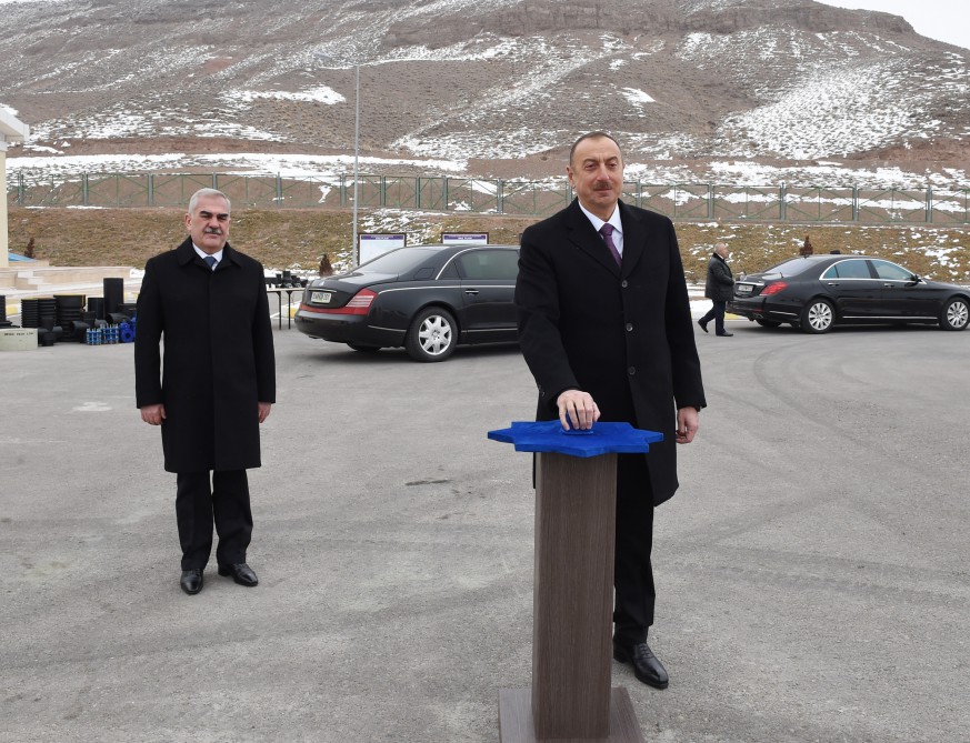 Prezident Naxçıvanda bu obyektlərin təməlini qoydu -  FOTOLAR