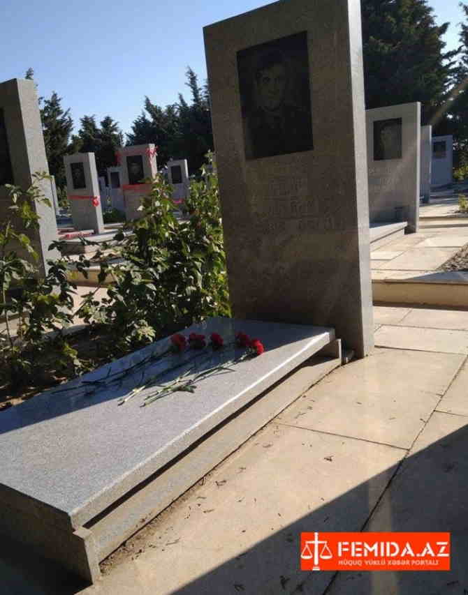 102 ermənini öldürən kapitanın   Fəxri Xiyabandakı məzarı dağıdıldı (FOTO)