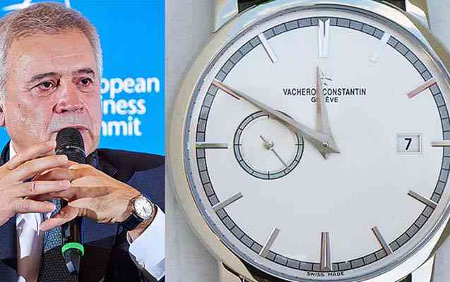 Azərbaycanlı milyarderin milyon dollarlıq saatı -  FOTOLAR