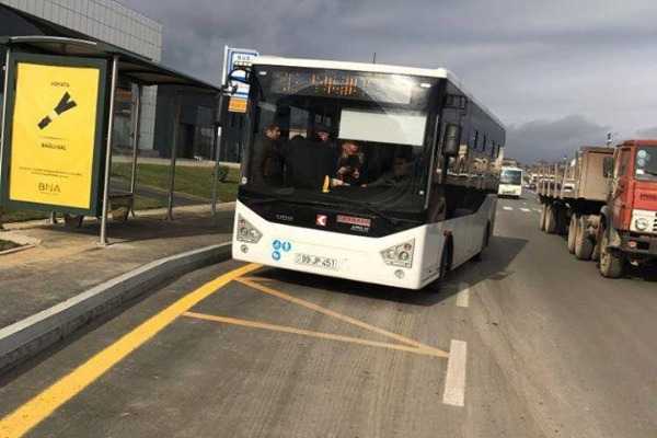 Bakıda 133 nömrəli marşrut xəttinin yeni avtobusları -  FOTOLAR