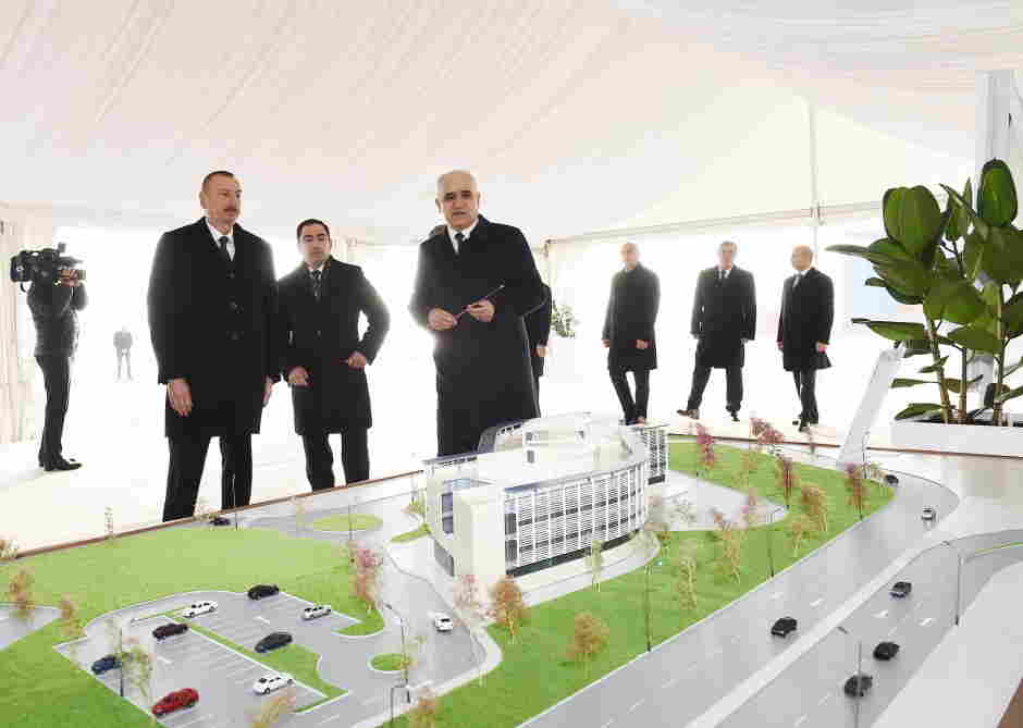 Prezident Dəniz Ticarət Limanında terminalın açılışında   - Foto (YENİLƏNİB)