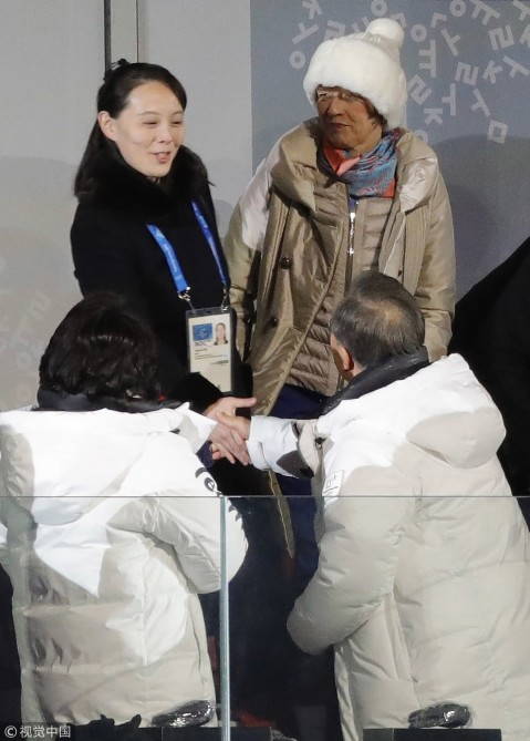 Kim Çen In bacısını Cənubi Koreya göndərdi -  Ayaq üstü prezidentlə görüşdü (FOTO)