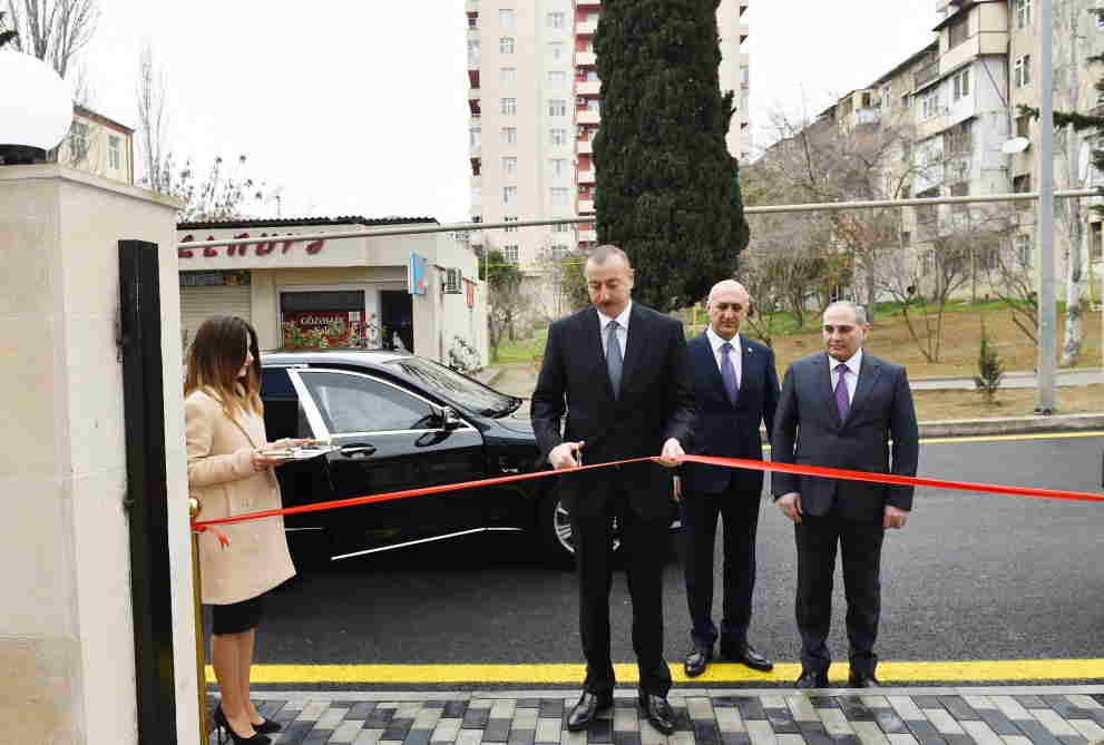 Prezident Bakı Şəhər Statistika İdarəsi binasının açılışında - FOTOLAR-YENİLƏNİB
