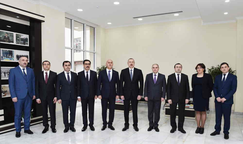 Prezident Bakı Şəhər Statistika İdarəsi binasının açılışında - FOTOLAR-YENİLƏNİB