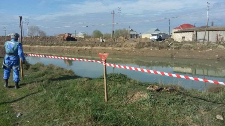 Yuxarı Qarabağ kanalında silah-sursat tapıldı   - FOTOLAR