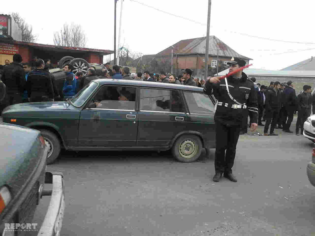 Lənkəranda zəncirvari qəza olub -  Xəsarət alanlar var - FOTO