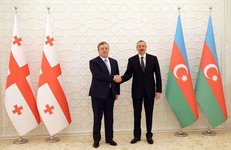 İlham Əliyev Gürcüstanın baş nazirini qəbul etdi - FOTOLAR