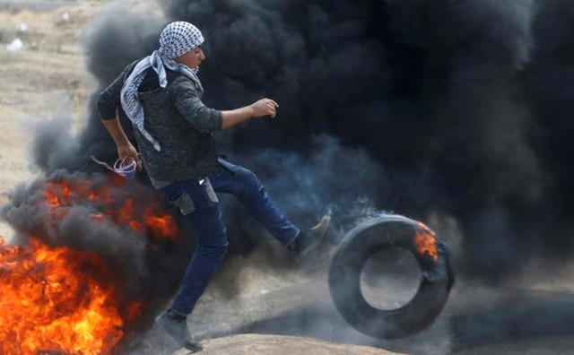 İsrail ordusu fələstinlilərə atəş açdı:  52 ölü, 2400 yaralı - (FOTO+VİDEO) (Yeni-3)