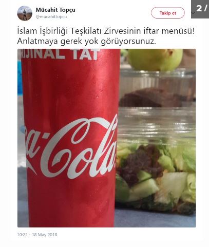 İsrailə qarşı İslam Zirvəsində Coca Cola qalmaqalı -  FOTO