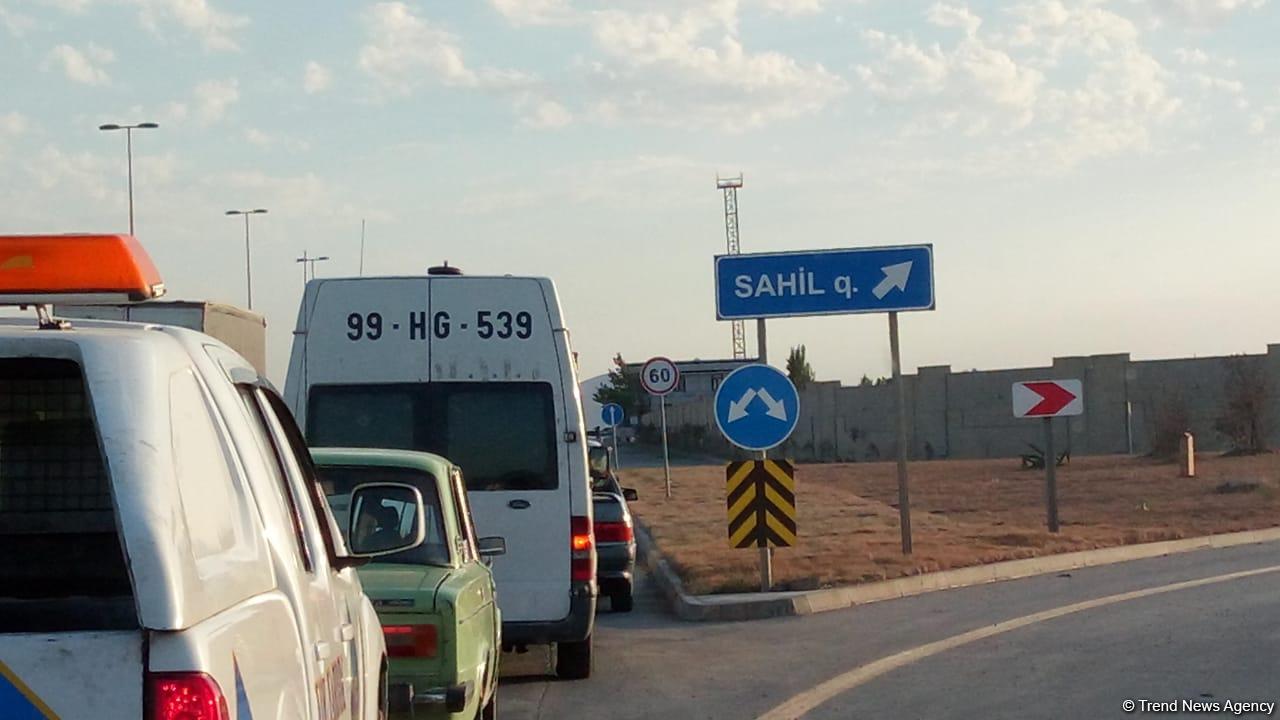 Bakıya giriş bağlandı - FOTOLAR 