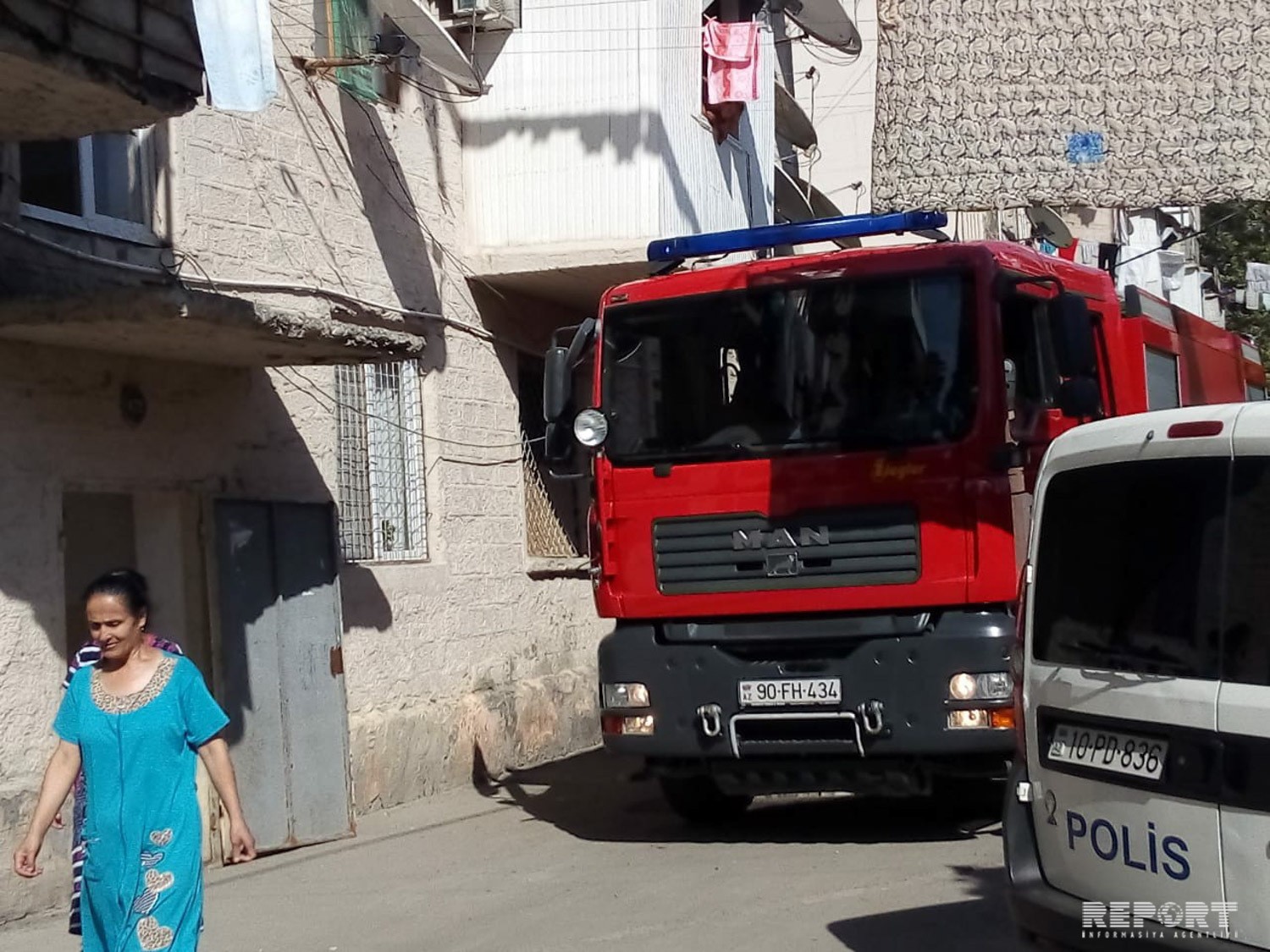 Azərbaycanda fəhlə yataqxanasında YANÄžIN:   4 qadın...(FOTO)