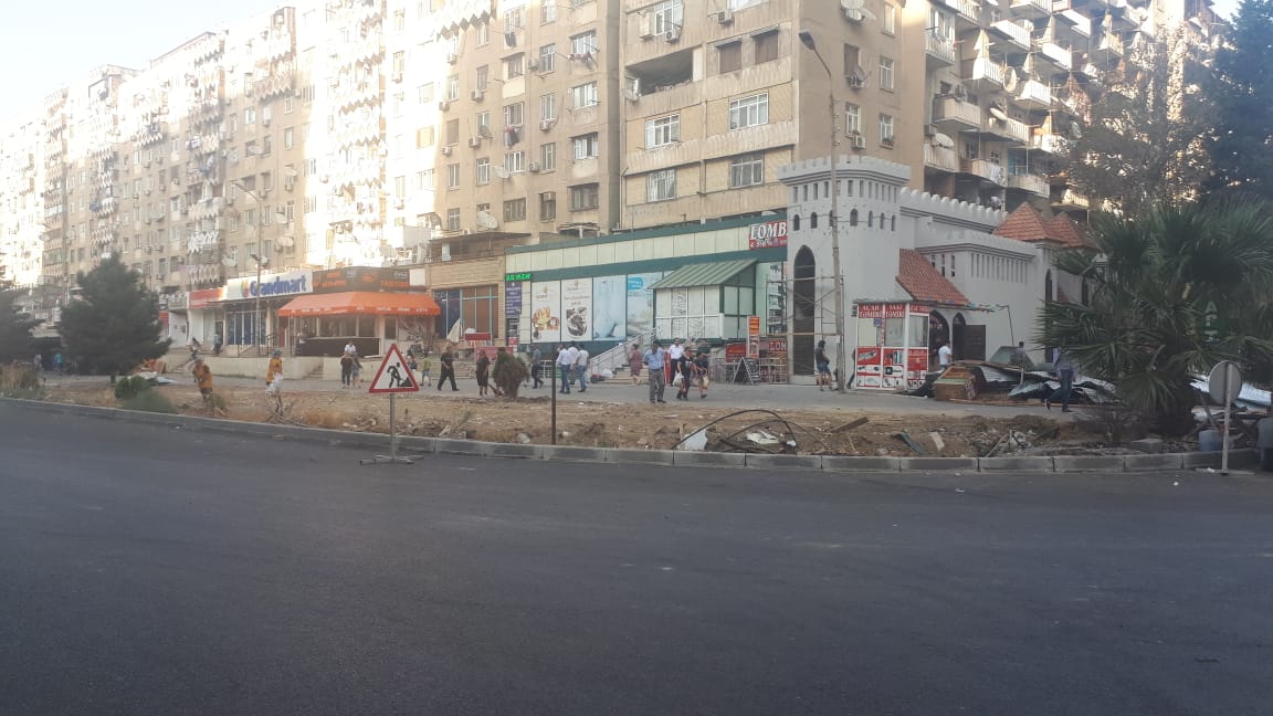 Bakı Meriyası söküntüləri davam etdirir    - FOTOLAR