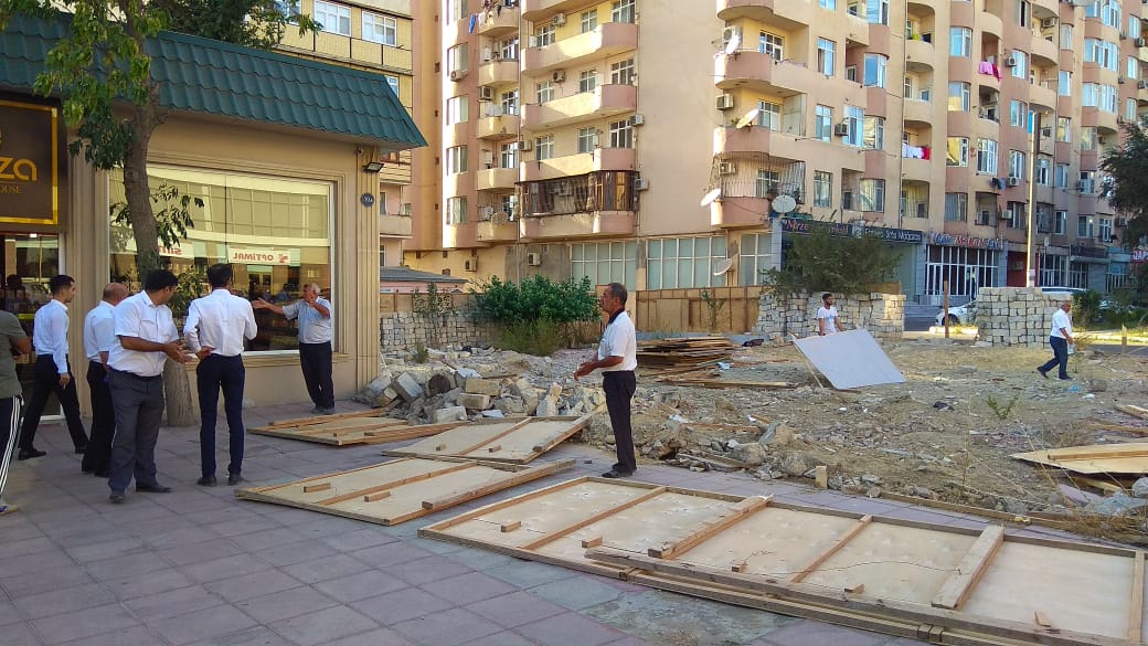 Bakı Meriyası söküntüləri davam etdirir    - FOTOLAR